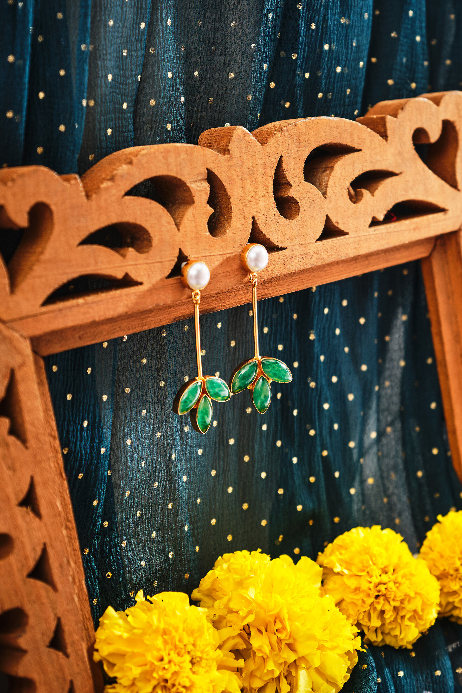 Leaf Noor Earrings, , image 4